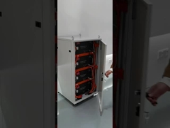 แบตเตอรี่เก็บพลังงานแสงอาทิตย์สำหรับบ้าน Lifepo4 แบบชาร์จได้ แบตเตอรี่ลิเธียมไอออน 48v สำหรับเก็บพลังงานแสงอาทิตย์