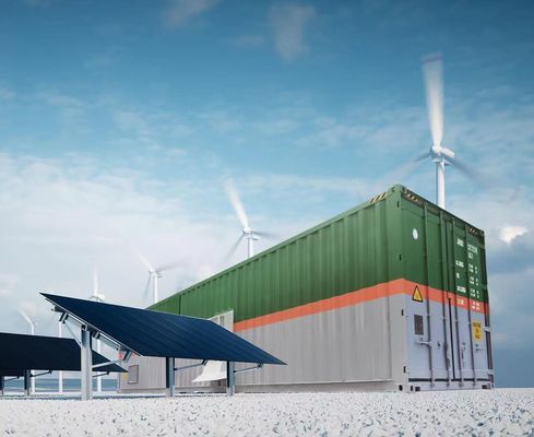 Deep Cycle Energy Storage Shipping Container ระบบจัดเก็บแบตเตอรี่ ...